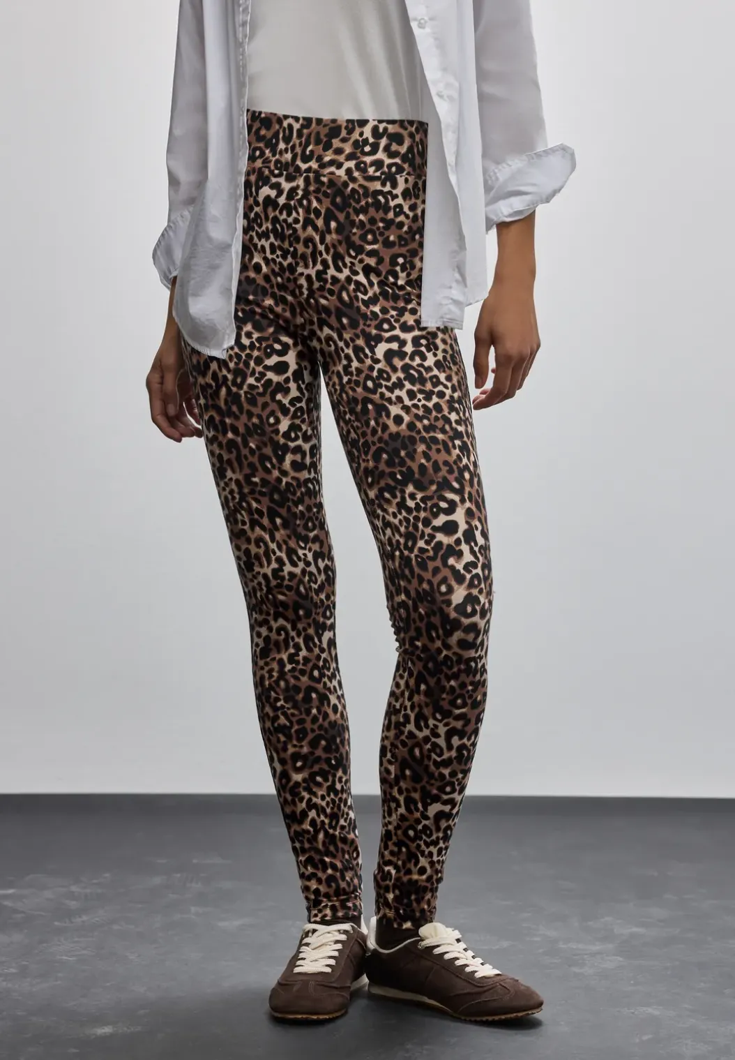 Legging met leopatroon