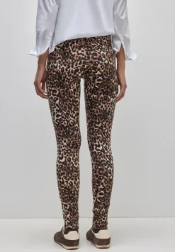 Legging met leopatroon