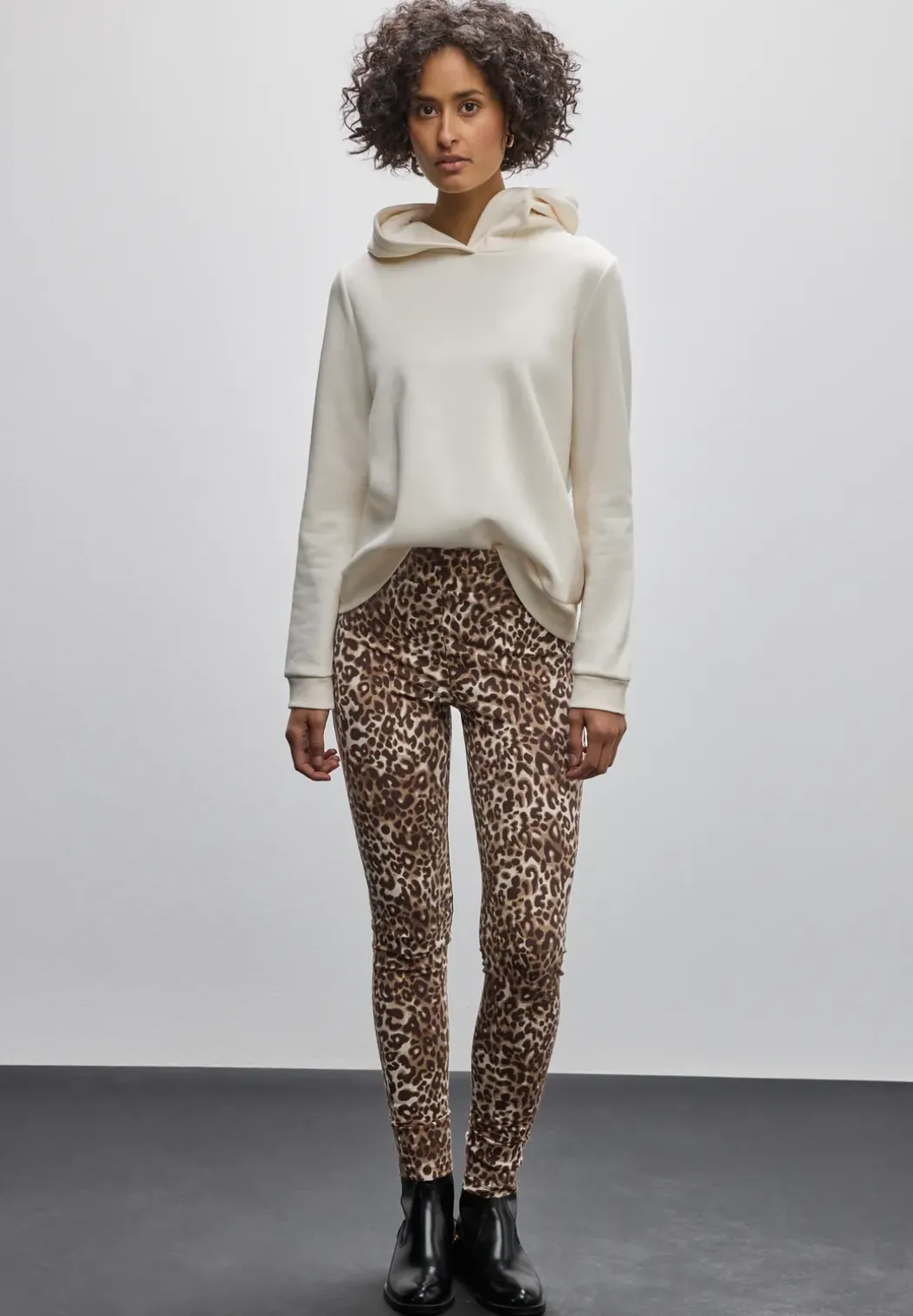 Legging met leopatroon