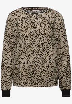 Leo blouse met taping details