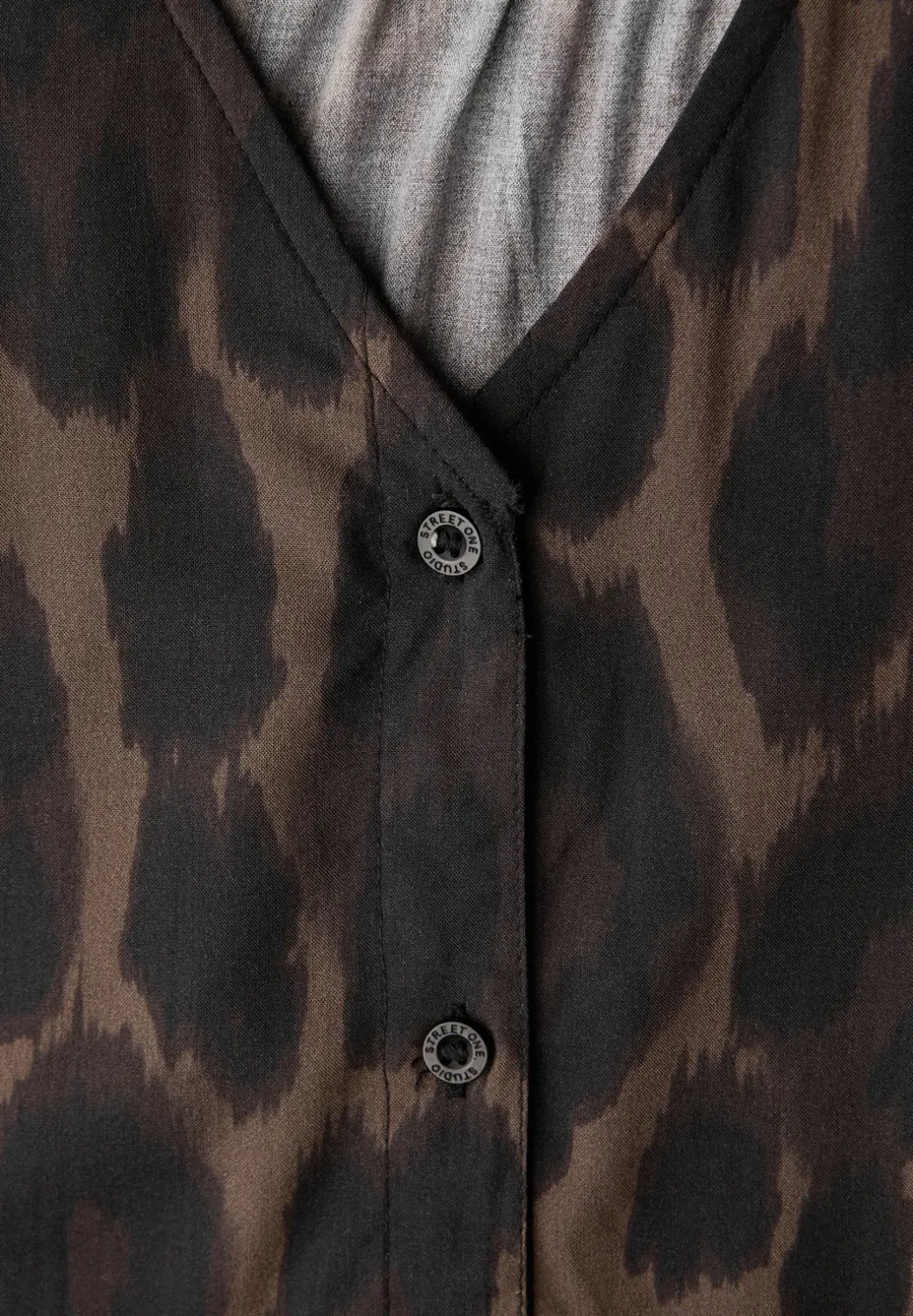 Leo V-hals blouse