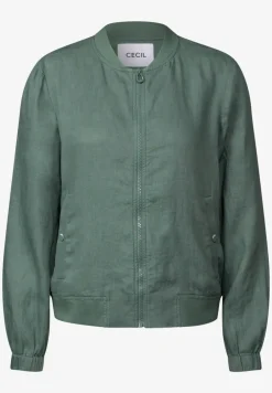 Lichtgewicht linnen blouson