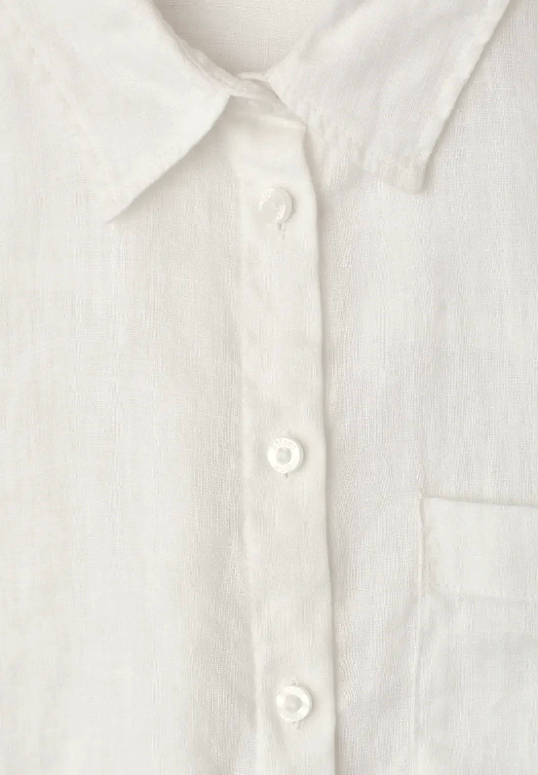 Linnen blouse met 3/4 mouwen