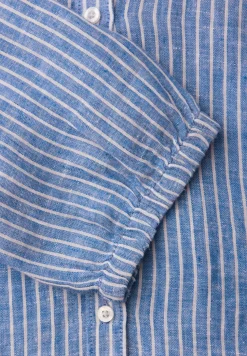 Linnen blouse met 3/4 mouwen