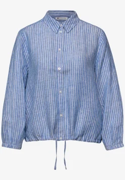 Linnen blouse met 3/4 mouwen