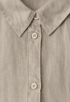 Linnen blouse met 3/4 mouwen