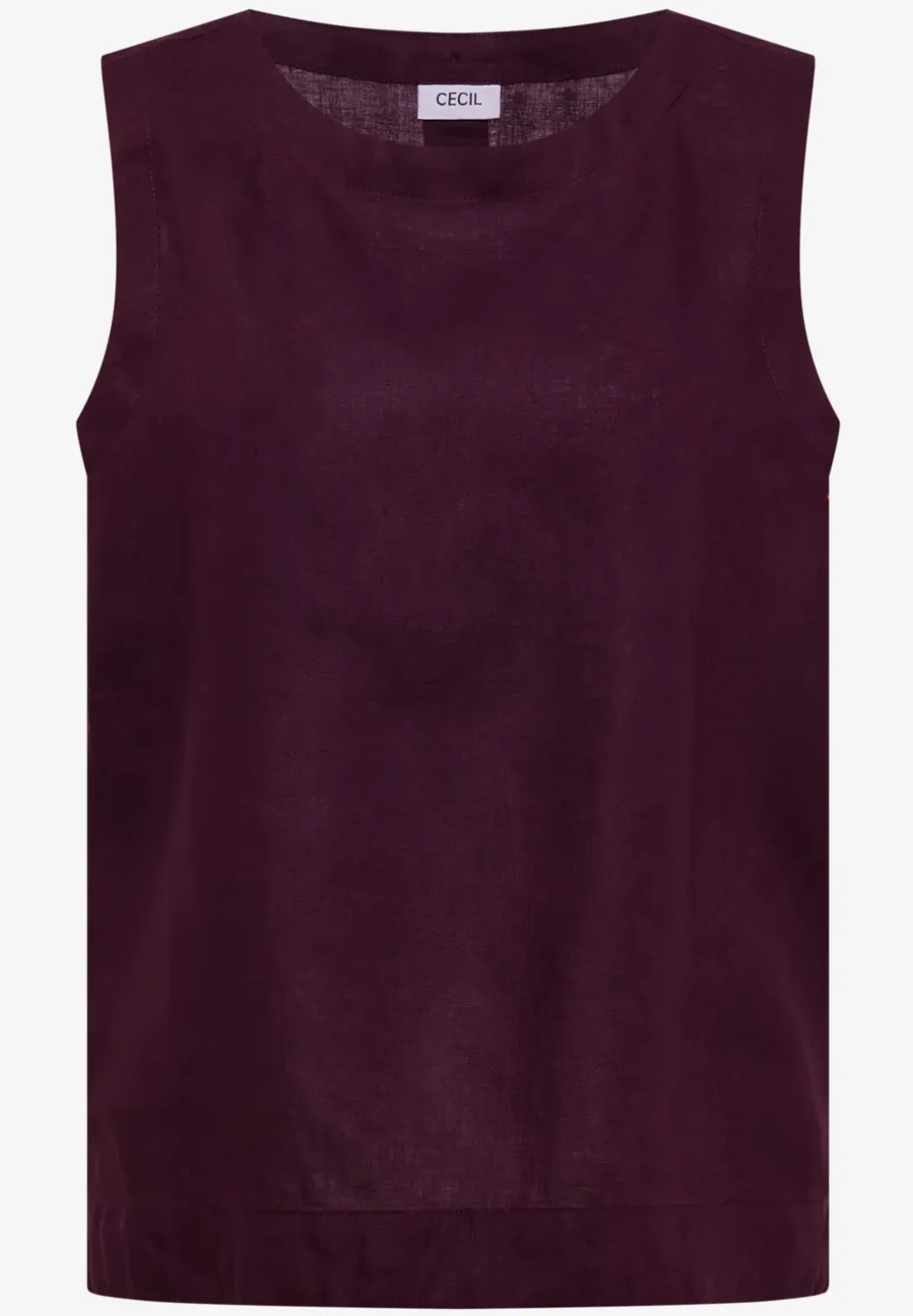 Linnen blouse met knoopdetails