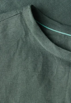 Linnen blouse met knopen