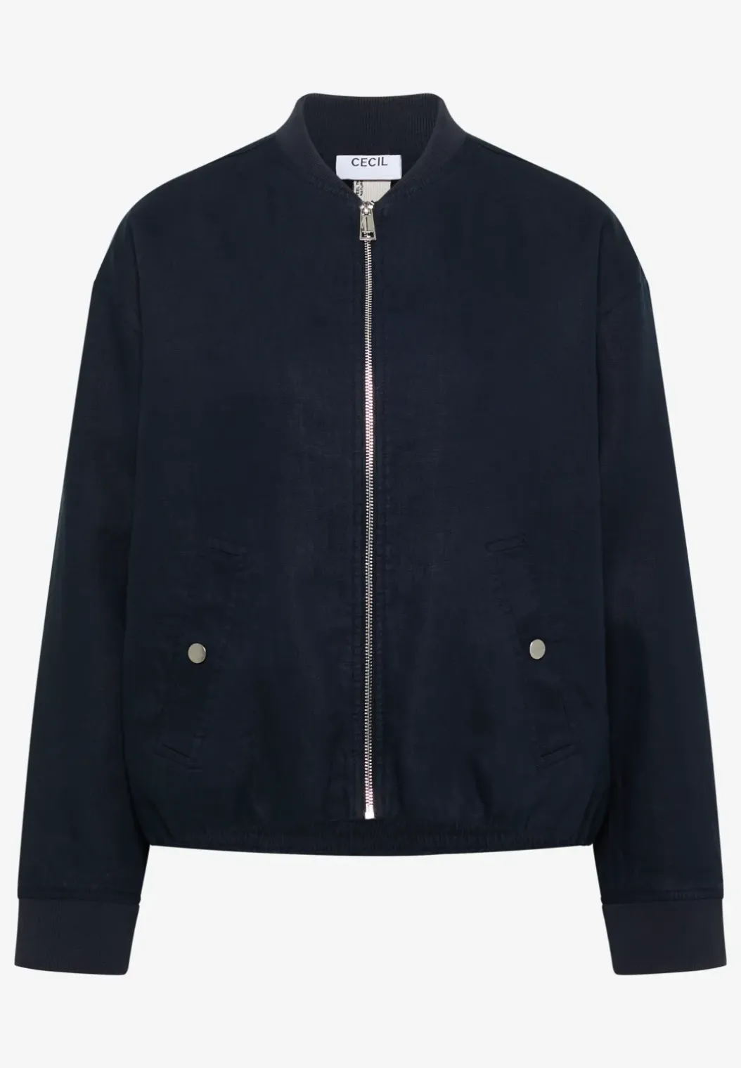 Linnen blouson met rimpels