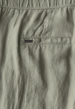 Linnen broek in cargolook