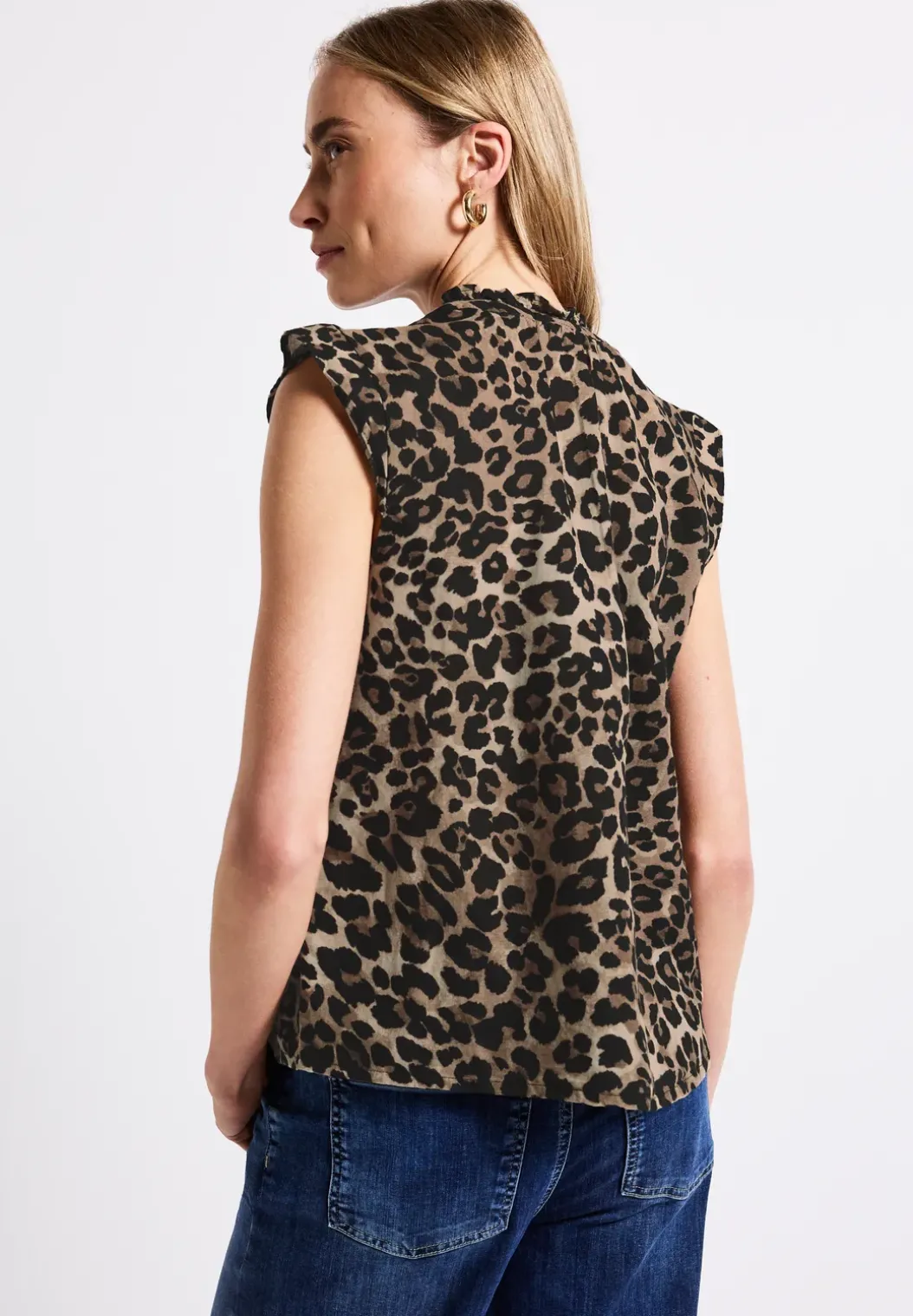 Linnen mix leo blouse