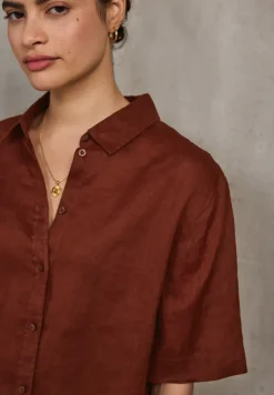 Linnen overhemd blouse