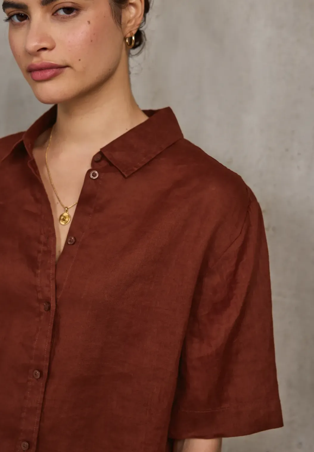 Linnen overhemd blouse