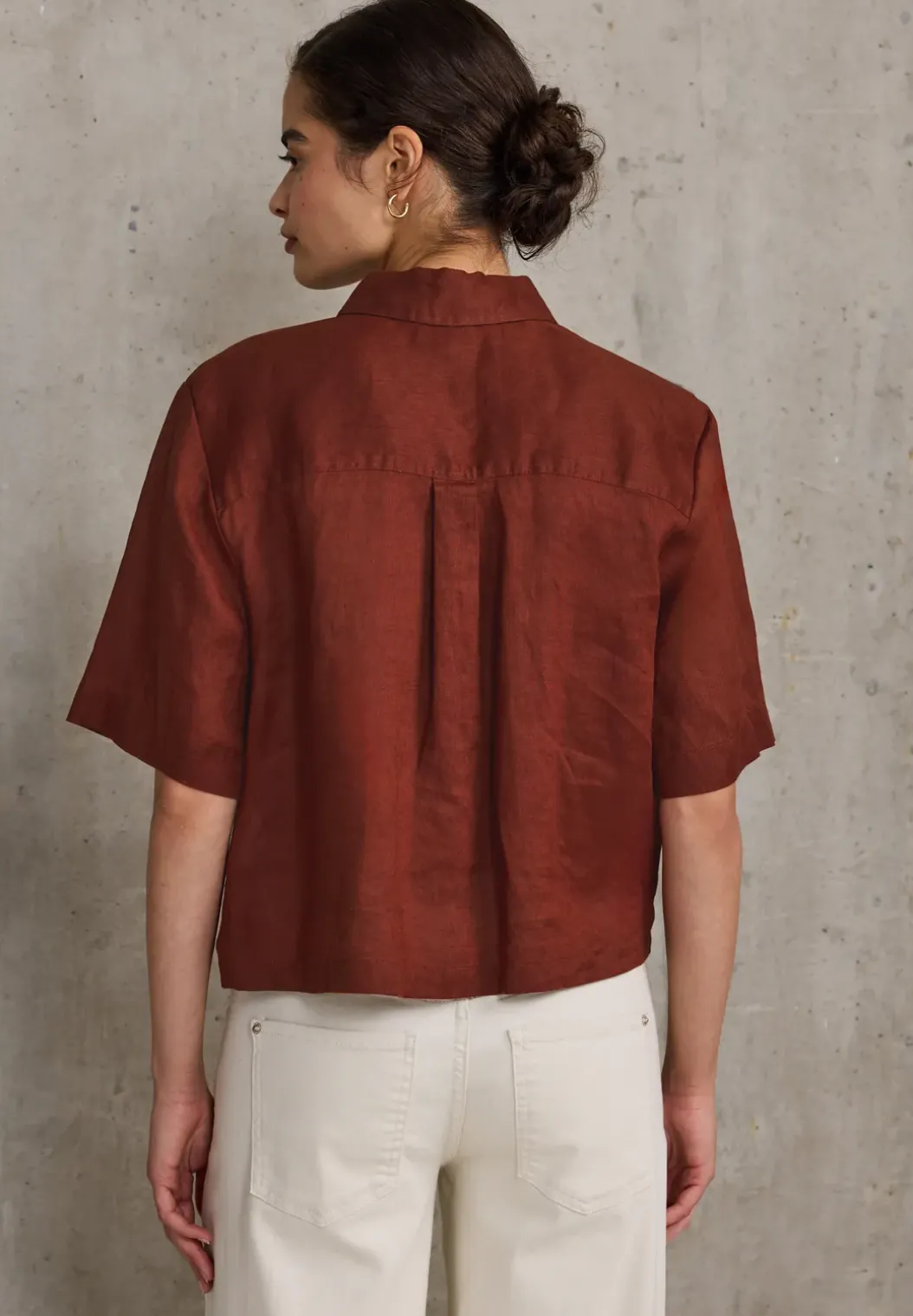 Linnen overhemd blouse