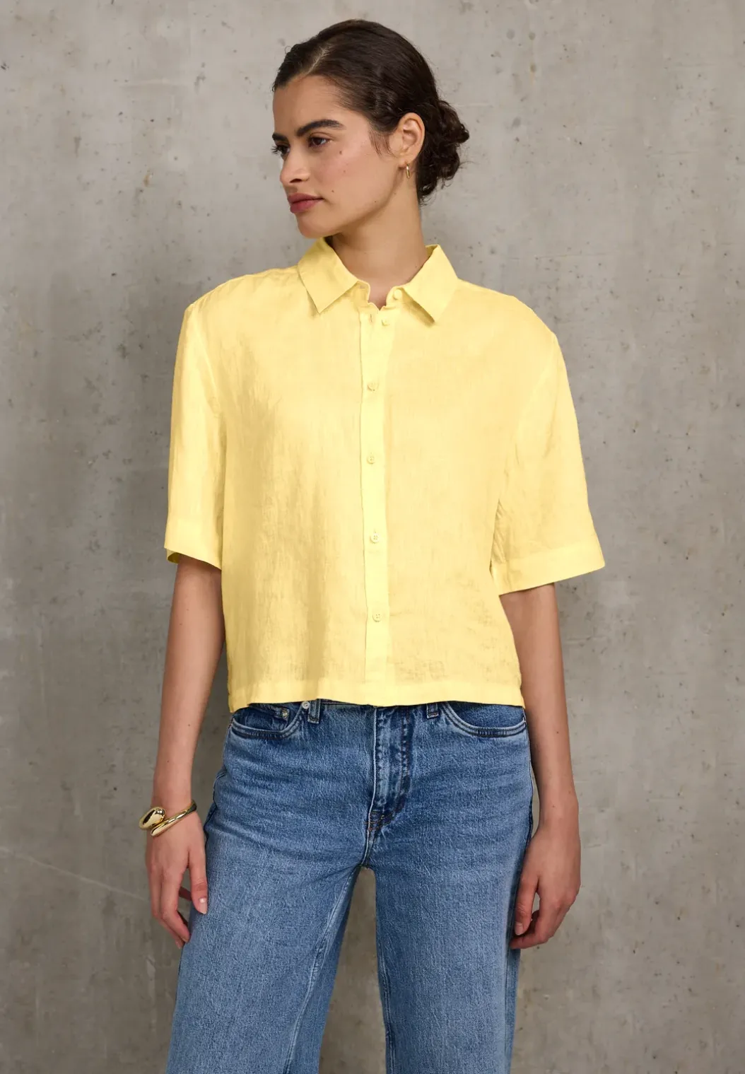 Linnen overhemd blouse
