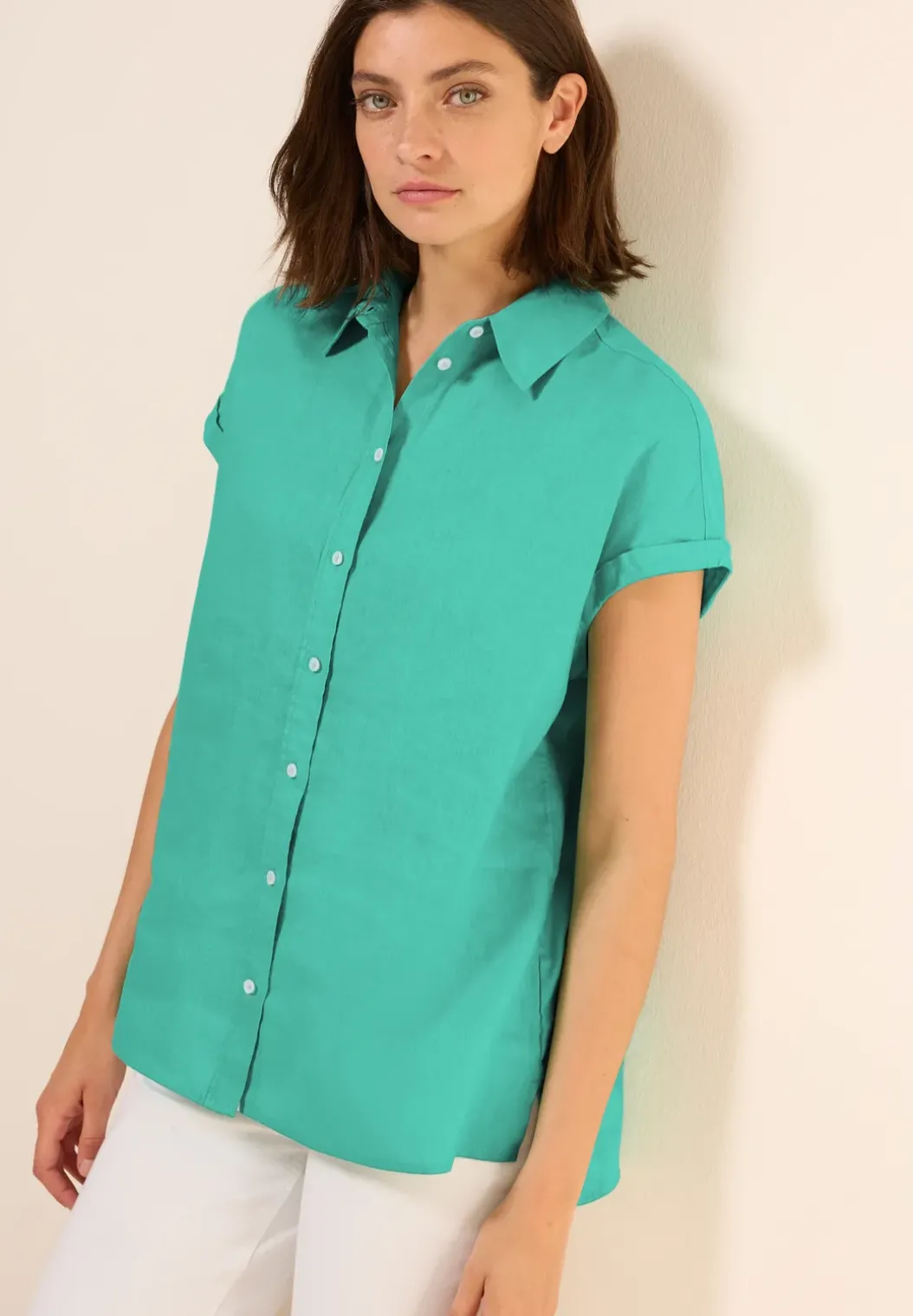 Linnen overhemd blouse