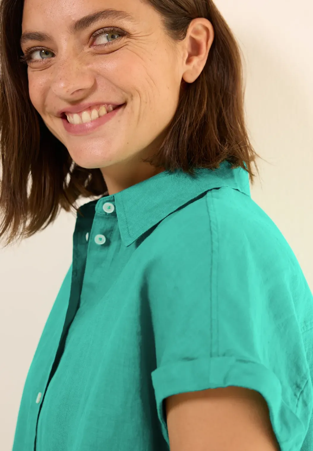 Linnen overhemd blouse