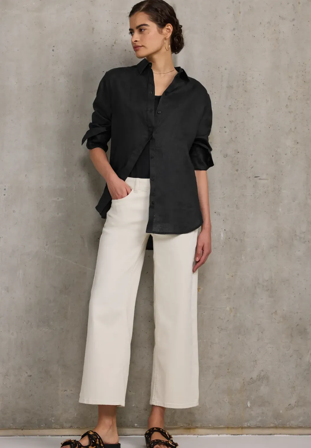 Linnen overhemd blouse