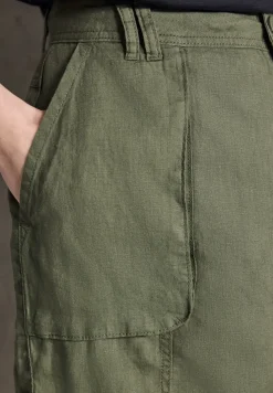 Linnen rok in cargolook