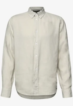 Linnen shirt met lange mouwen