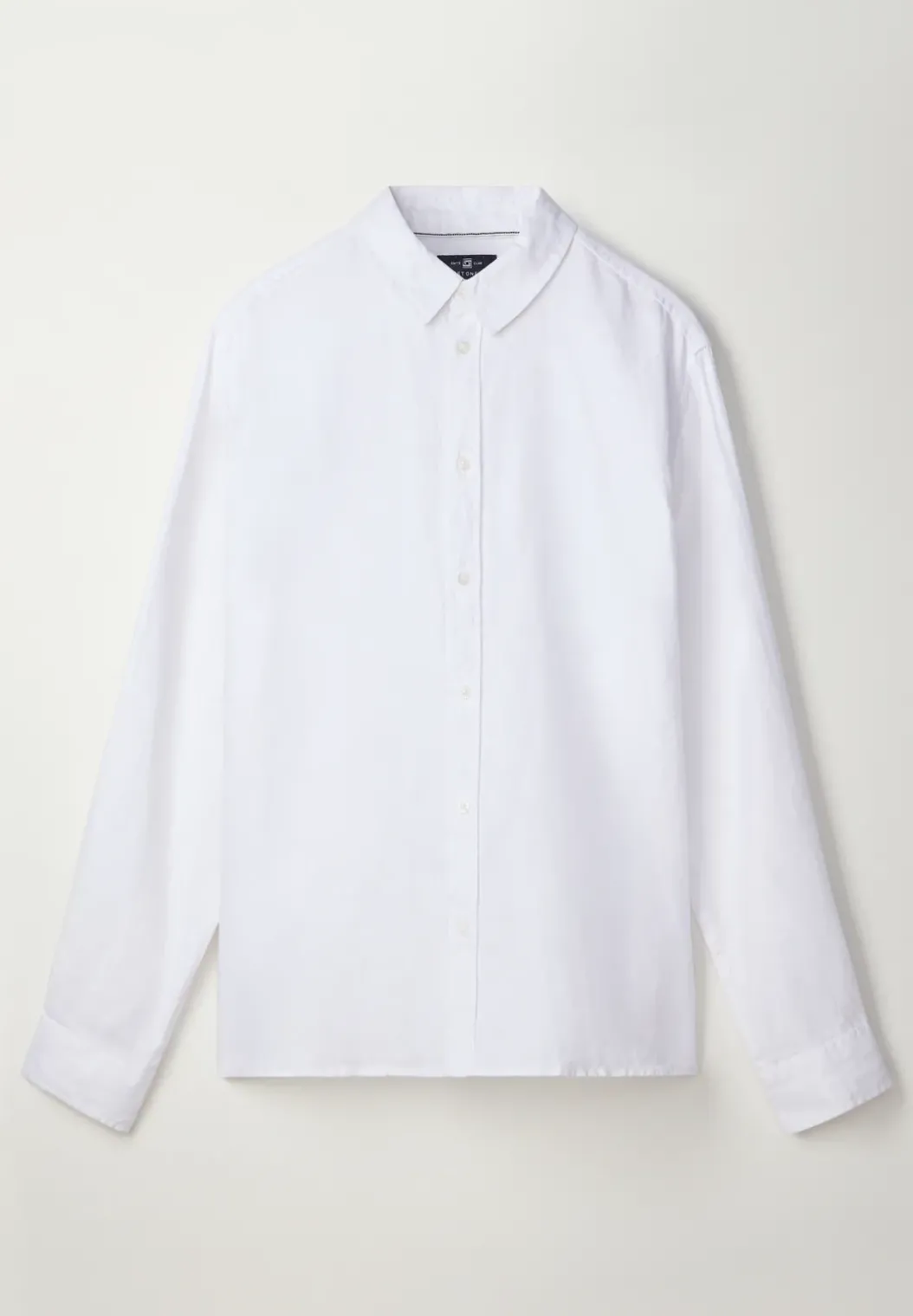 Linnen shirt met lange mouwen