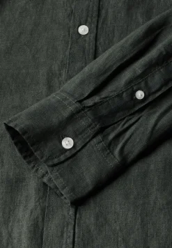 Linnen shirt met lange mouwen