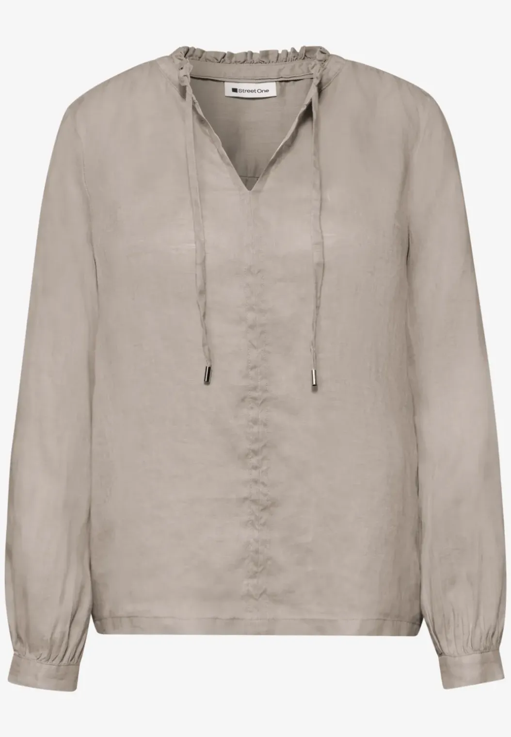 Linnen tuniek met ruches