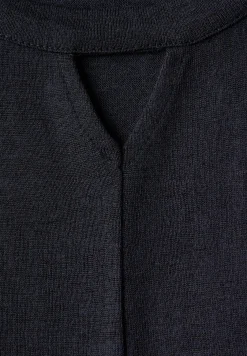 Linnen uitgesneden shirt