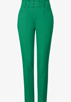 Loose fit broek met paperbag