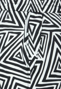 Loose fit broek met print