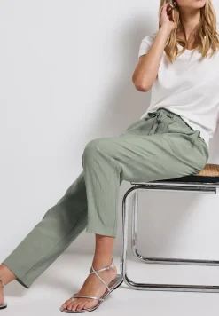 Loose Fit broek met structuur