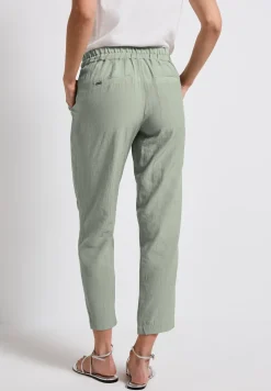 Loose Fit broek met structuur