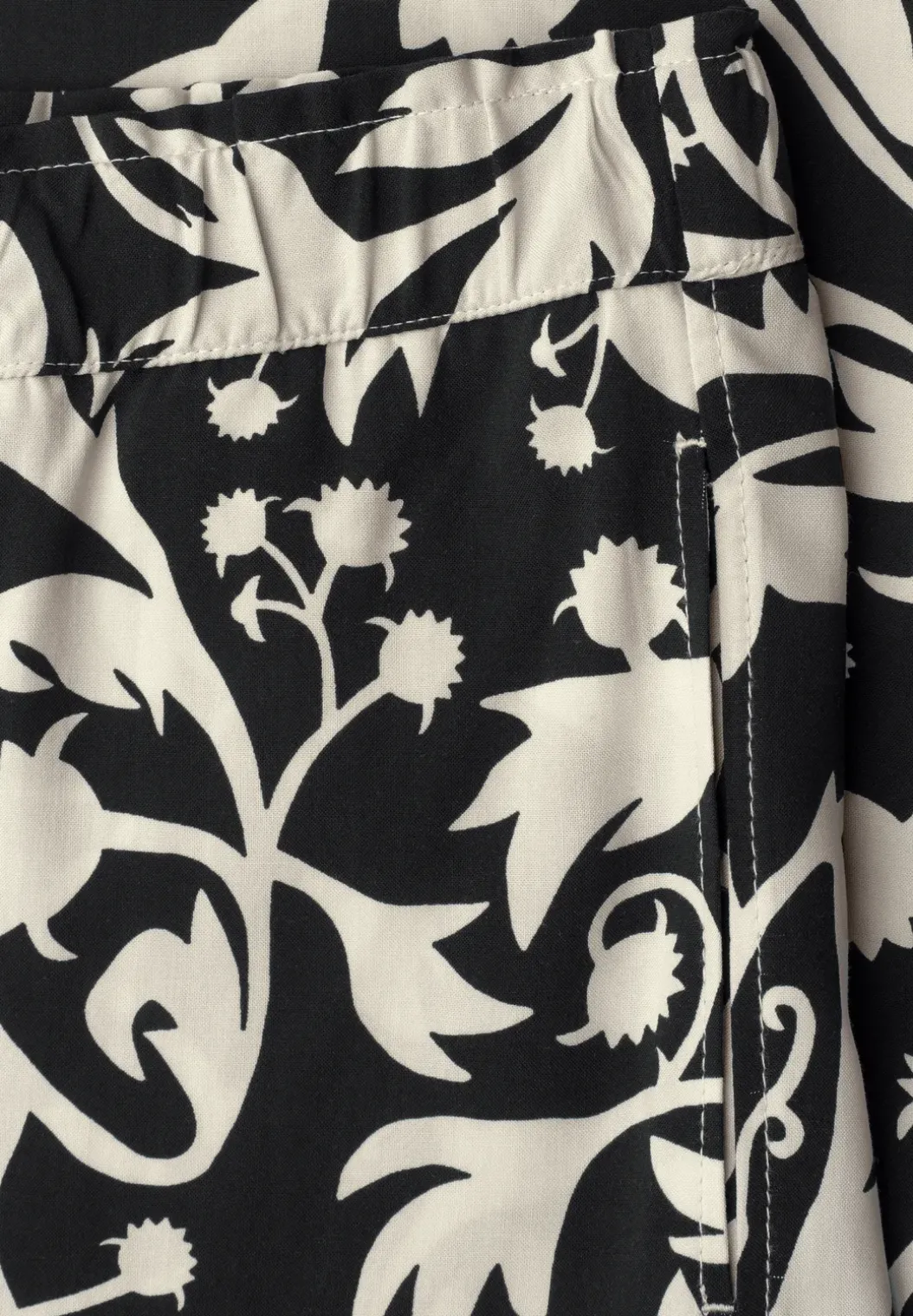 Loose Fit culottes met bloemenpatroon
