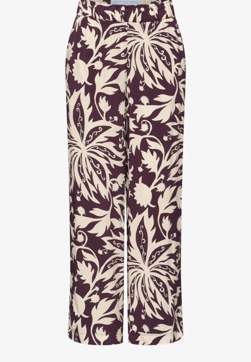 Loose Fit culottes met bloemenpatroon