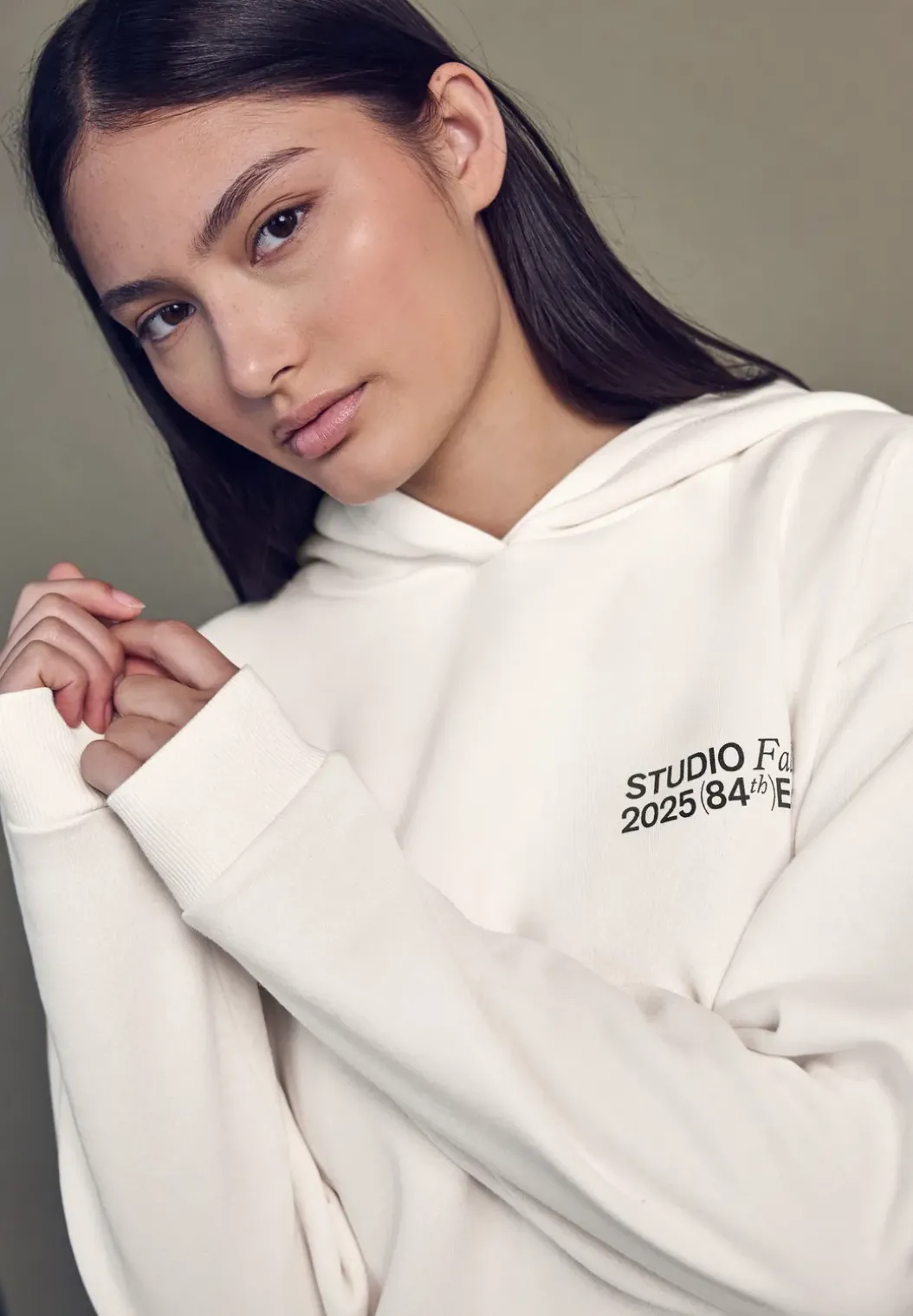 Loose Fit hoodie met artwork