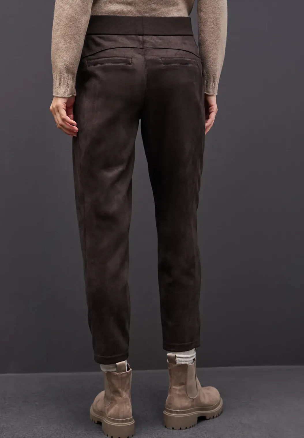 Loose Fit velours broek