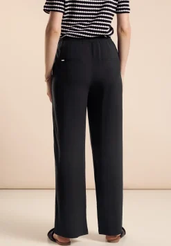Loose fit viscose broek