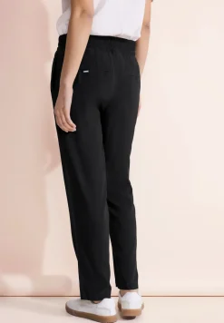 Loose fit viscose broek