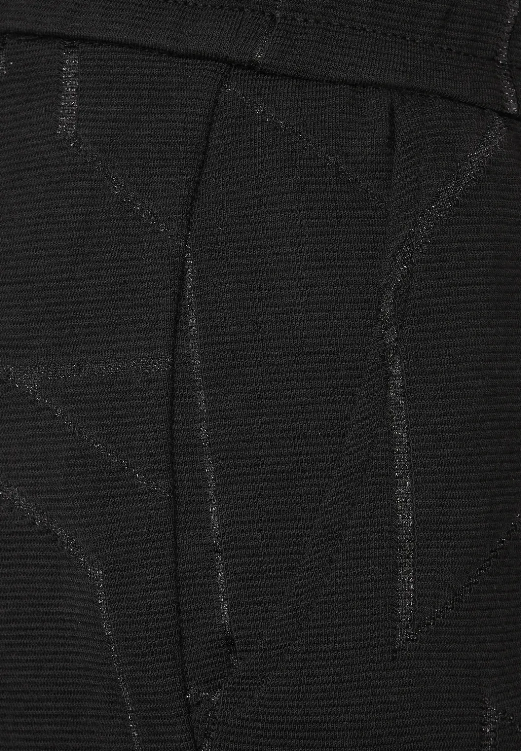 Loose-fit jacquard culotte