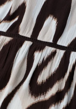 Maxirok in mousseline kwaliteit met print