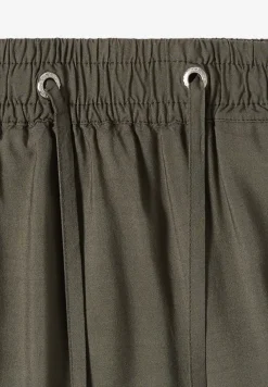 Maxirok met volants en elastische tailleband
