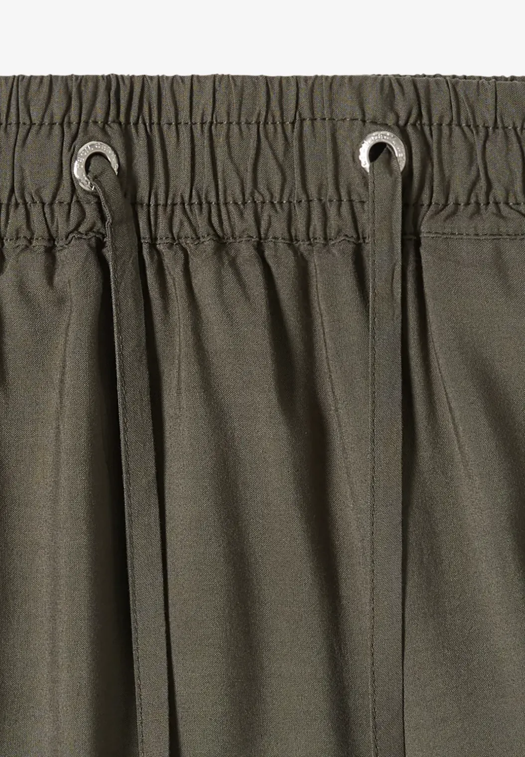 Maxirok met volants en elastische tailleband