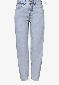 Mid Waist Barrel Leg Jeans in Loose Fit