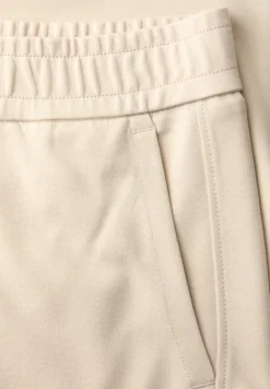 Mid Waist broek met wijde pijpen in casual pasvorm