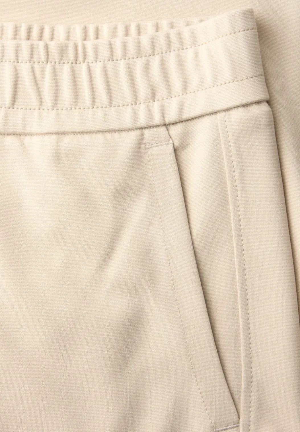 Mid Waist broek met wijde pijpen in casual pasvorm