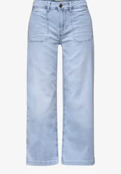 Mid Waist jeans culottes in een Loose Fit