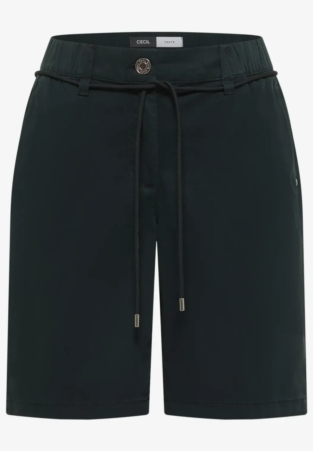 Mid Waist shorts met wijde pijpen in Loose Fit