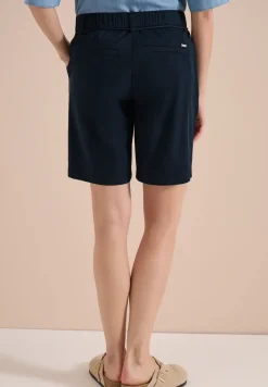 Mid Waist shorts met wijde pijpen in Loose Fit