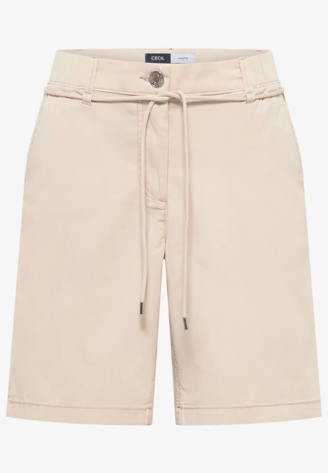 Mid Waist shorts met wijde pijpen in Loose Fit