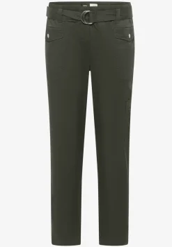 Mid Waist Slim Legs broek in Loose Fit